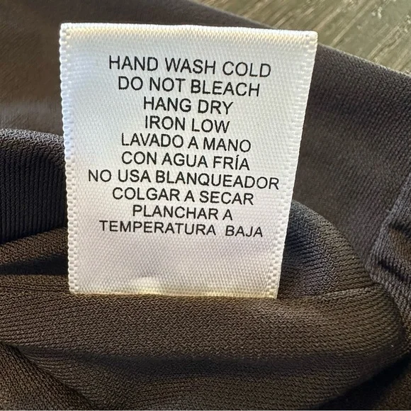 Love Tree Slinky Spaghetti Strap Black Camisole, Large - Picture 8 of 9